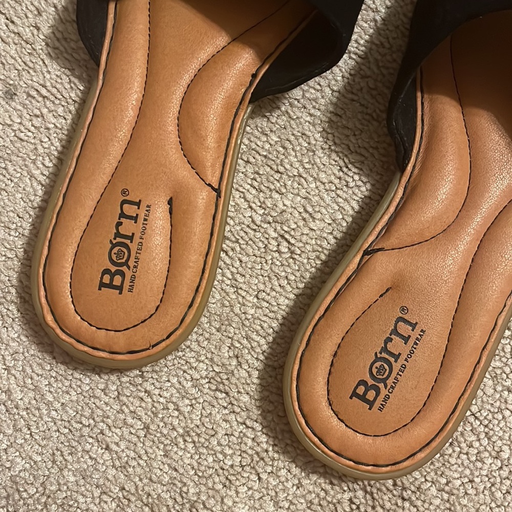 Born Gudena Black Slide Sandal - Picture 13 of 14